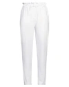 Liu •jo Woman Pants White Size 6 Cotton, Elastane