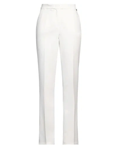 Liu •jo Woman Pants White Size 8 Polyester, Elastane