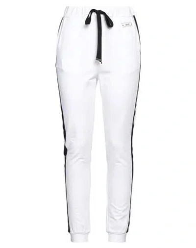 Liu •jo Woman Pants White Size L Cotton, Elastane, Viscose, Polyester, Polyamide