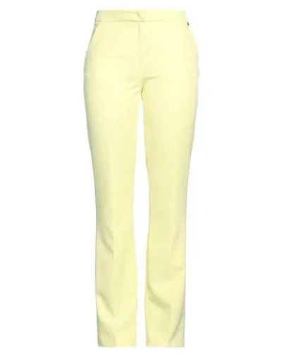 Liu •jo Woman Pants Yellow Size 10 Polyester, Elastane