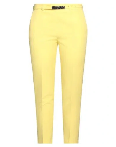 Liu •jo Woman Pants Yellow Size 10 Polyester, Elastane