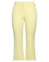 Liu •jo Woman Pants Yellow Size 12 Polyester, Elastane
