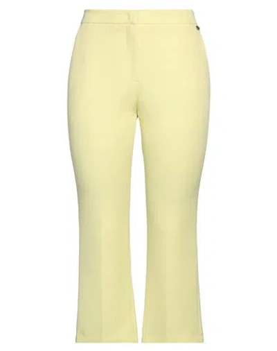 Liu •jo Woman Pants Yellow Size 12 Polyester, Elastane