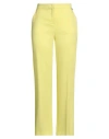 Liu •jo Woman Pants Yellow Size 12 Viscose, Polyester, Elastane