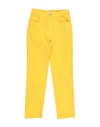 Liu •jo Woman Pants Yellow Size 26 Cotton, Elastane In Yellow