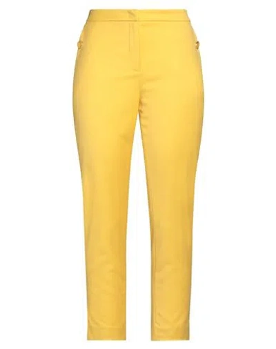 Liu •jo Woman Pants Yellow Size 6 Polyester, Viscose, Elastane