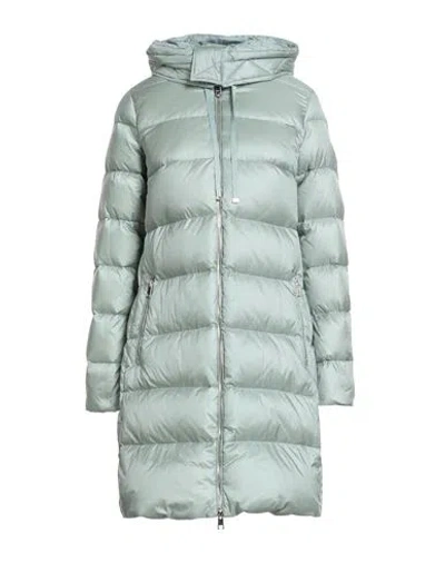Liu •jo Woman Puffer Sage Green Size 2 Polyamide