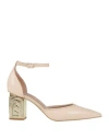 Liu •jo Woman Pumps Blush Size 6 Textile Fibers In Neutral