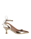Liu •jo Woman Pumps Gold Size 5 Soft Leather