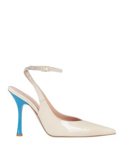 Liu •jo Woman Pumps Ivory Size 8 Soft Leather In White