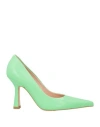 Liu •jo Leonie Hanne X  Woman Pumps Light Green Size 6 Soft Leather