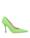 Liu •jo Leonie Hanne X  Woman Pumps Light Green Size 7 Soft Leather