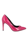 Liu •jo Woman Pumps Magenta Size 9 Soft Leather