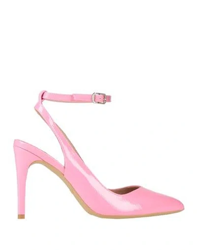 Liu •jo Woman Pumps Pink Size 8 Textile Fibers