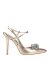 Liu •jo Woman Pumps Platinum Size 8 Leather In Grey