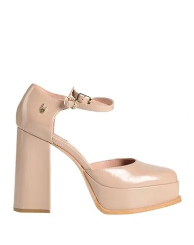 Liu •jo Woman Pumps Blush Size 5 Textile Fibers In Pink