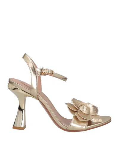 Liu •jo Sandals In Gold