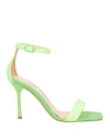 Liu •jo Woman Sandals Green Size 8 Textile Fibers In Green