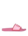 Liu •jo Woman Sandals Pink Size 8 Rubber In Pink