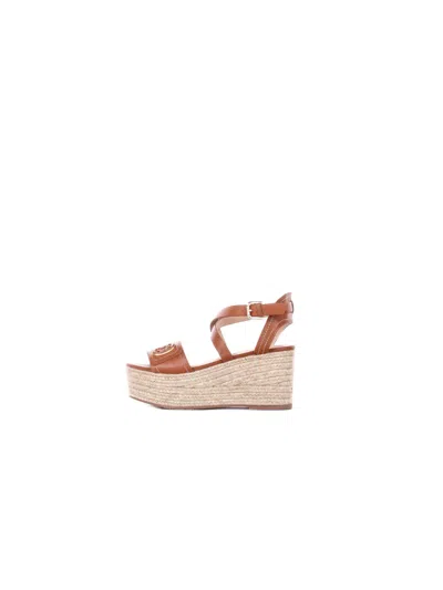 Liu •jo Liu Jo Woman Sandals Sa6083p0102 S3804 Bali 01 Saddle In Brown