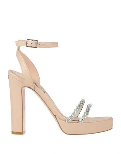 Liu •jo Woman Sandals White Size 7 Leather