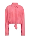 Liu •jo Woman Shirt Antique Rose Size 8 Polyester In Pink