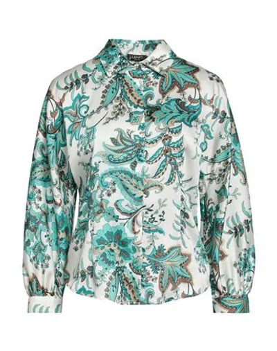 Liu •jo Woman Shirt Green Size 6 Polyester