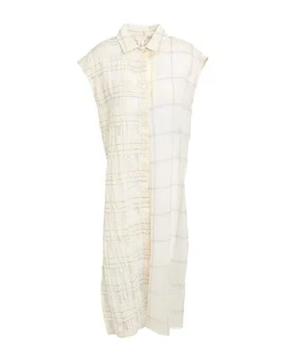 Liu •jo Woman Shirt Ivory Size 8 Cotton, Polyamide In White