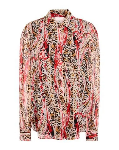 Liu •jo Woman Shirt Light Grey Size 8 Viscose In Multi
