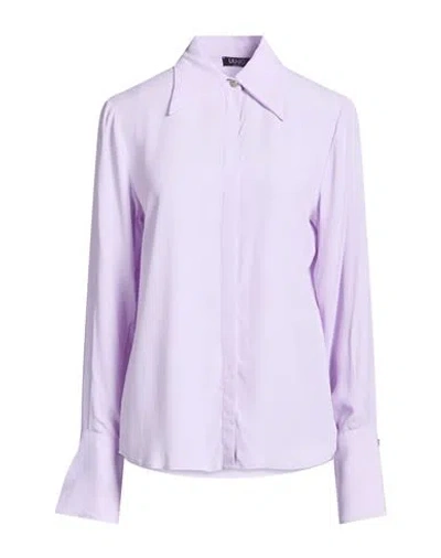 Liu •jo Woman Shirt Lilac Size 2 Acetate, Silk In Purple