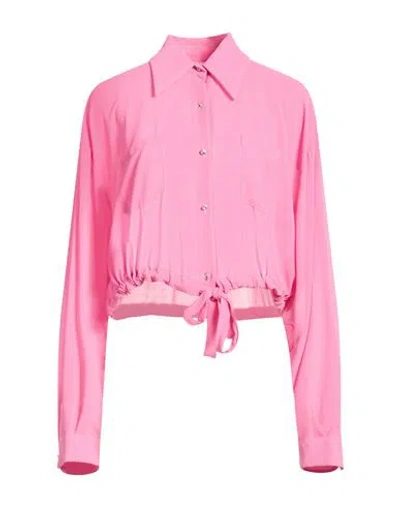 Liu •jo Woman Shirt Pink Size 6 Polyester