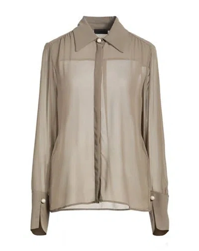 Liu •jo Woman Shirt Sage Green Size 8 Polyester