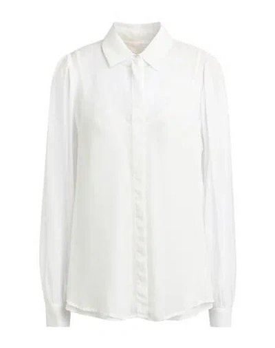 Liu •jo Woman Shirt White Size 10 Viscose