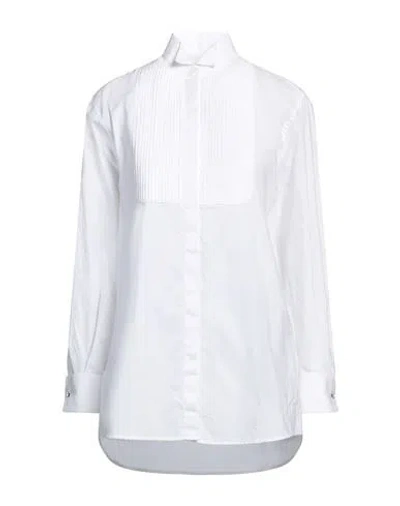 Liu •jo Woman Shirt White Size 6 Cotton