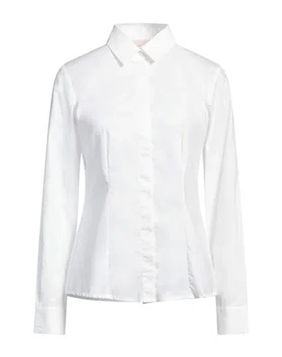 Liu •jo Woman Shirt White Size 8 Cotton