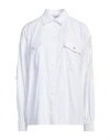 Liu •jo Woman Shirt White Size 8 Polyester, Cotton In White