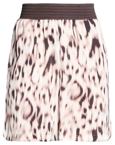 Liu •jo Woman Shorts & Bermuda Shorts Beige Size L Polyester In Sand