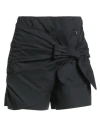 Liu •jo Woman Shorts & Bermuda Shorts Black Size 2 Cotton In Black