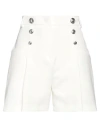 Liu •jo Woman Shorts & Bermuda Shorts Cream Size 8 Polyester, Elastane In White