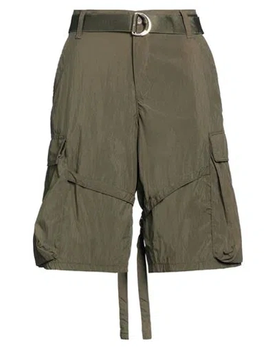 Liu •jo Woman Shorts & Bermuda Shorts Military Green Size 28 Polyester, Polyamide