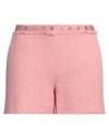 Liu •jo Woman Shorts & Bermuda Shorts Pink Size 8 Cotton In Pink