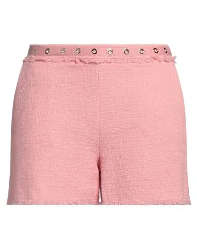 Liu •jo Woman Shorts & Bermuda Shorts Pink Size 8 Cotton