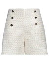Liu •jo Woman Shorts & Bermuda Shorts White Size 10 Polyester In White