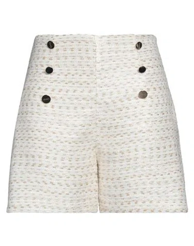 Liu •jo Woman Shorts & Bermuda Shorts White Size 10 Polyester