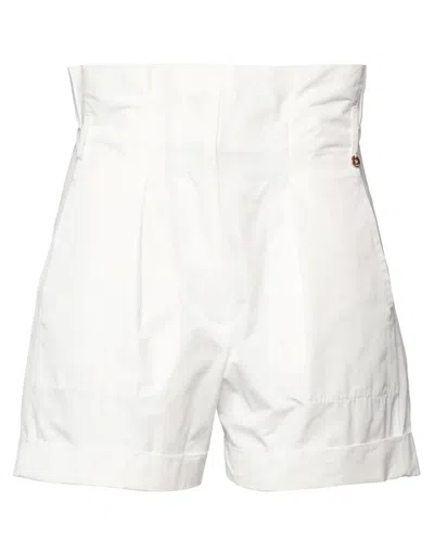 Liu •jo Woman Shorts & Bermuda Shorts White Size 8 Polyester, Cotton