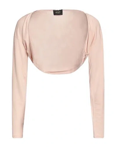 Liu •jo Woman Shrug Light Pink Size 6 Viscose, Elastane