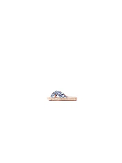 Liu •jo Liu Jo Woman Slippers Sa6103tx133 S4059 Paros 03 Goats In Blue