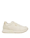 Liu •jo Woman Sneakers Beige Size 11 Leather In Beige
