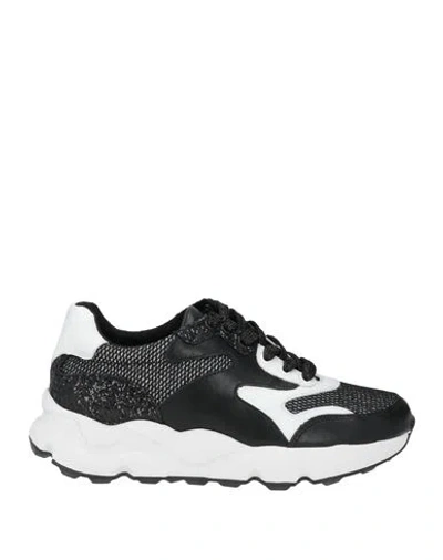 Liu •jo Woman Sneakers Black Size 5 Textile Fibers