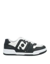 Liu •jo Woman Sneakers Black Size 7 Calfskin In Black